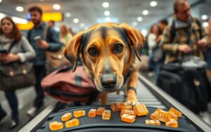 CBD detection by airport dogs