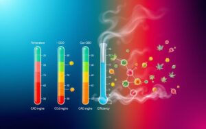 impact of temperature on cannabinoids