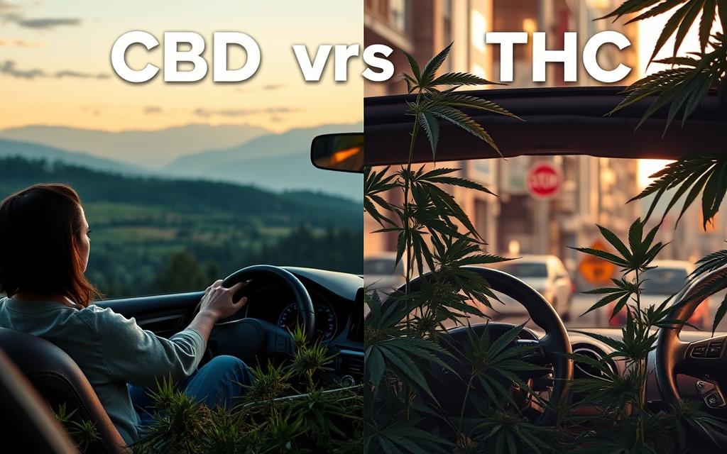 CBD vs THC differences and implications on driving safety