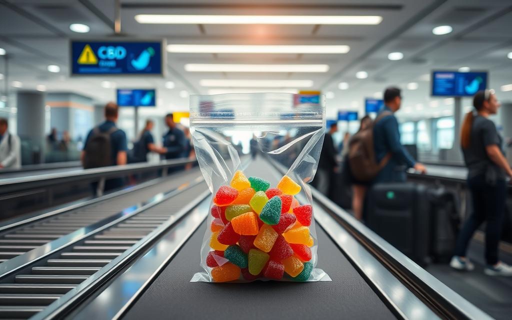 TSA regulations for travelling with CBD gummies