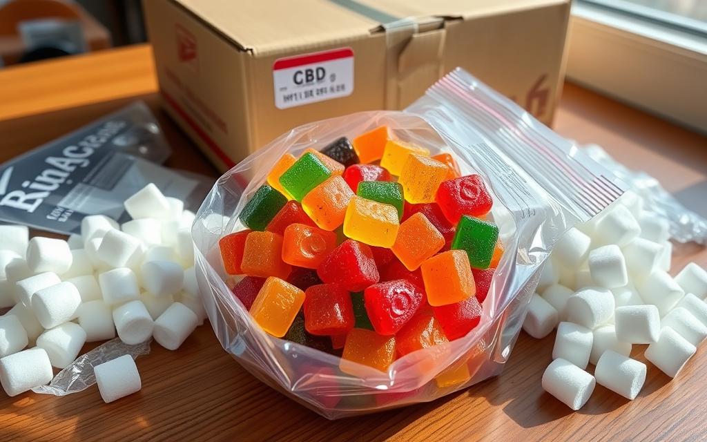 mailing CBD gummies