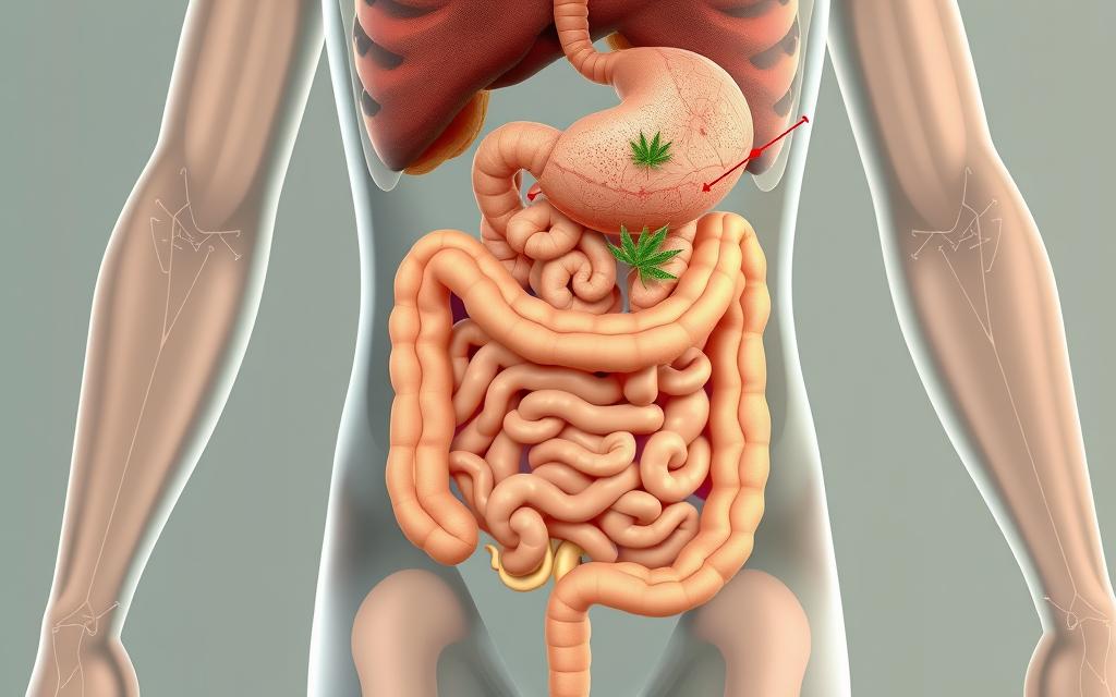digestive system and cannabinoid interaction