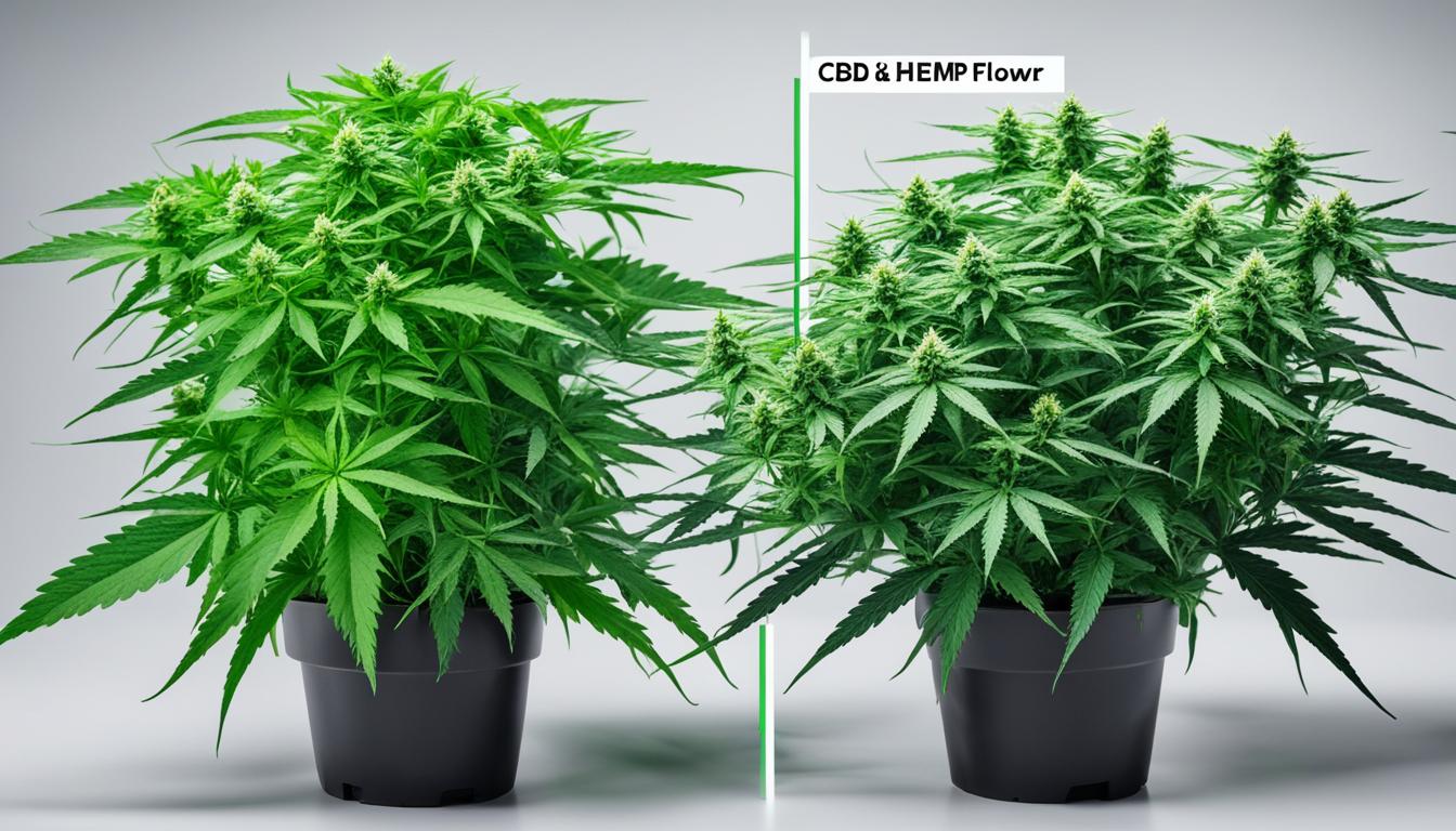 CBD hemp flower vs. marijuana