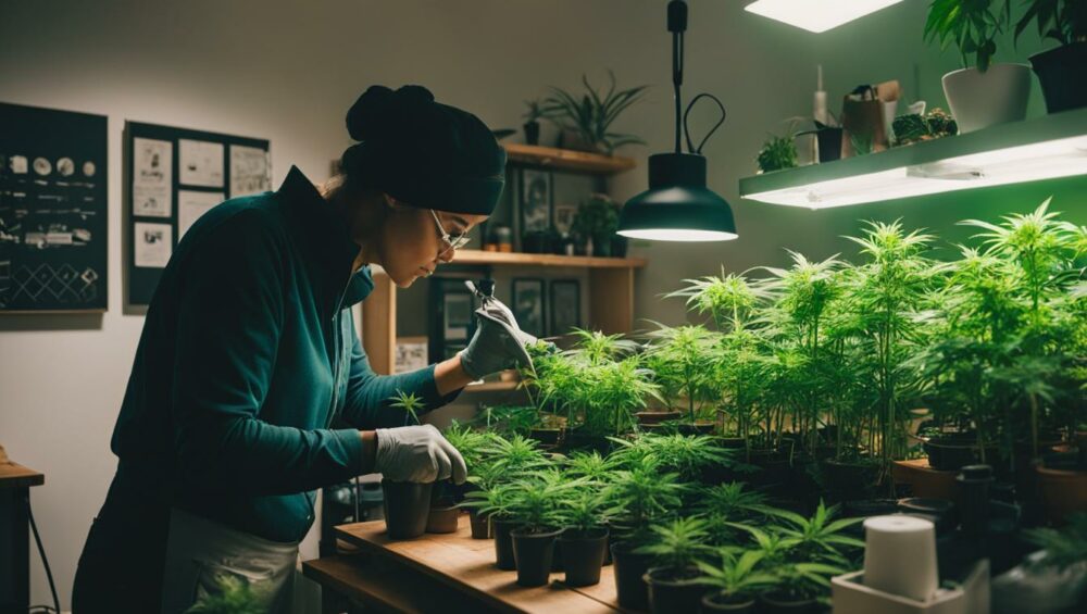 how to grow cbd flower at home